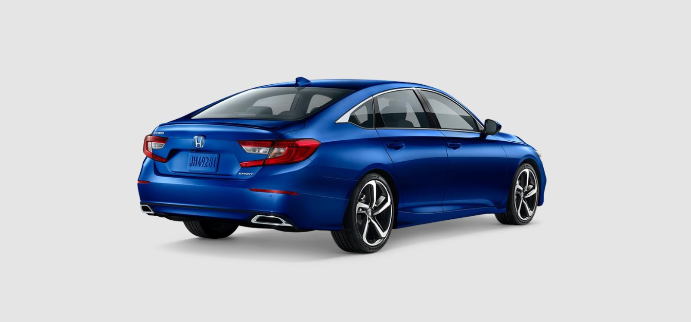2020 Honda Accord Sport Rear View Blue Exterior Picture